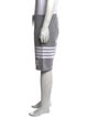 Thom Browne Striped Jogger Shorts