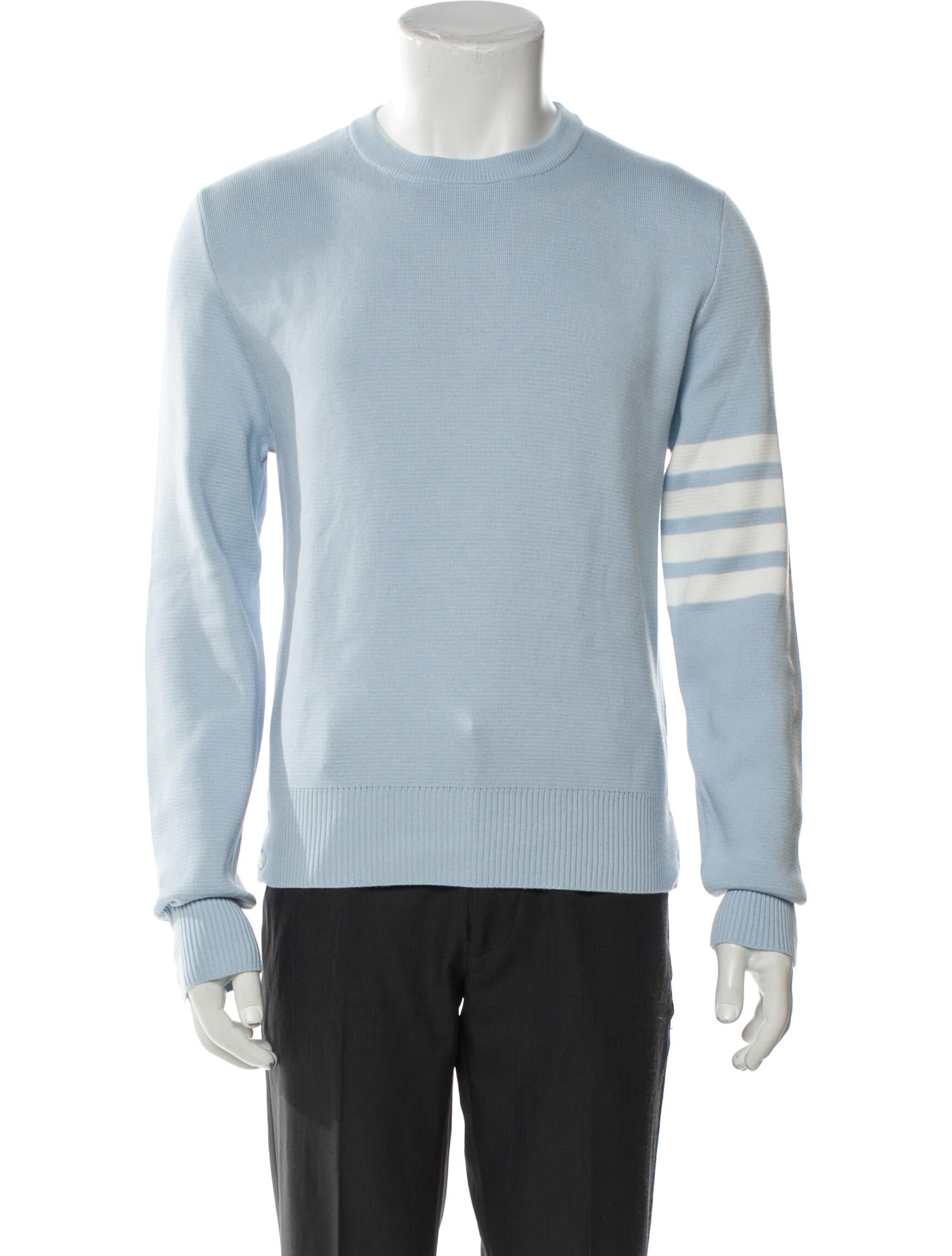 Thom Browne Striped Crew Neck Sweatshirt
