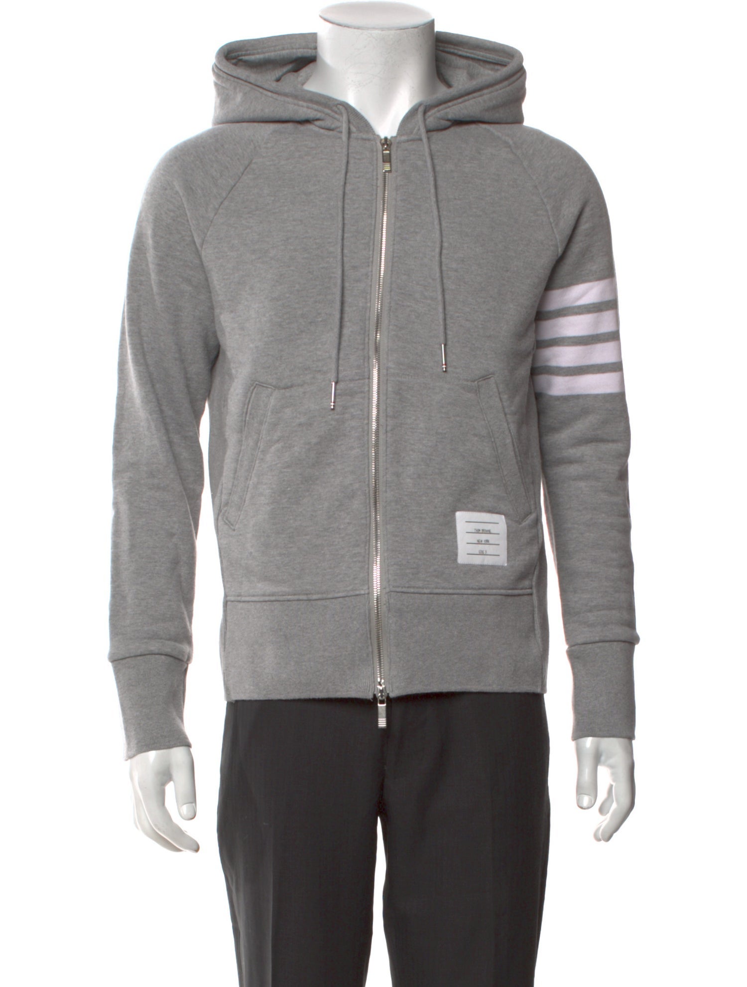 Thom Browne Striped Crew Neck Hoodie