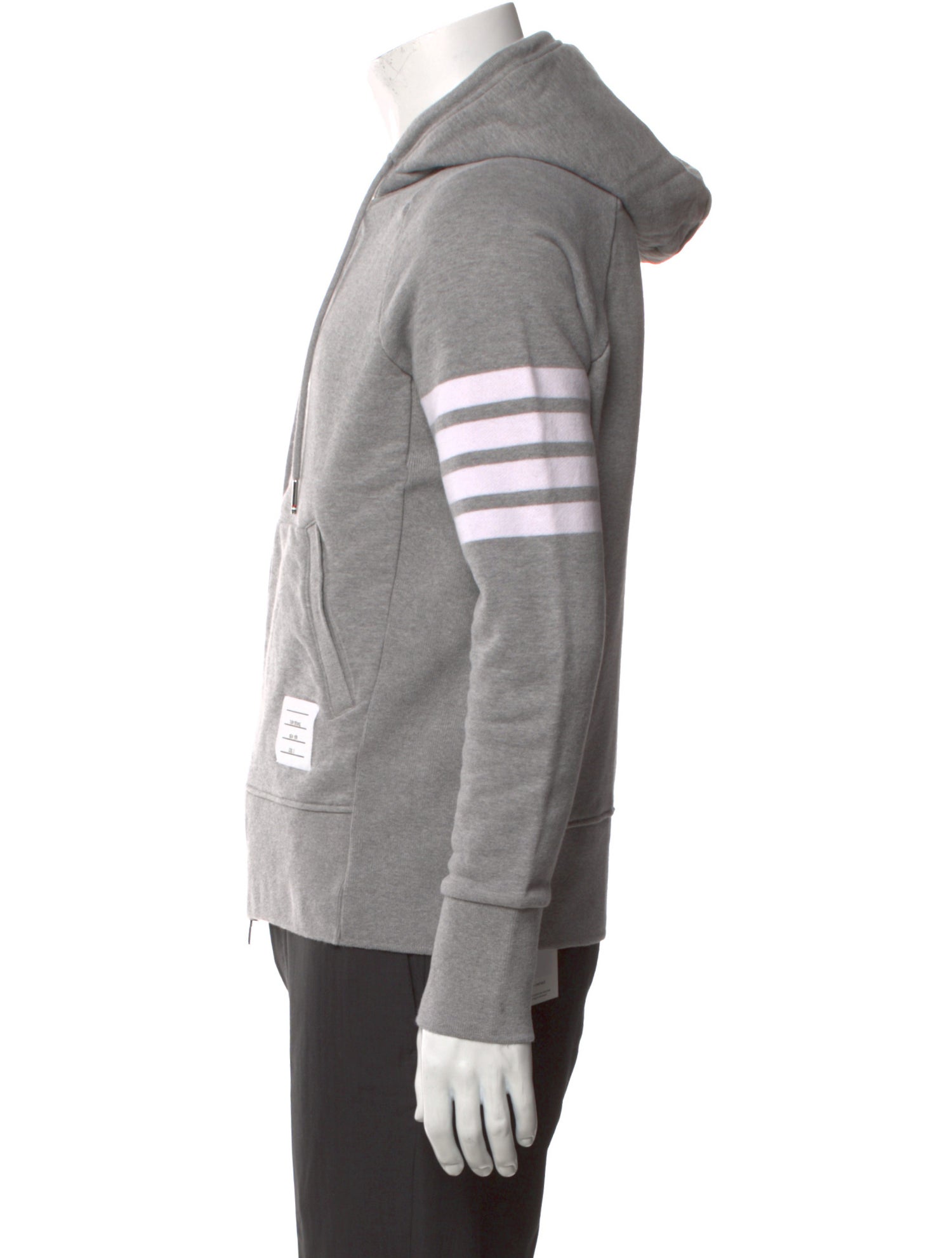 Thom Browne Striped Crew Neck Hoodie