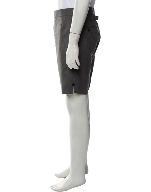 Thom Browne Wool Flat Front Shorts