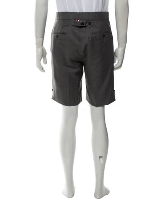 Thom Browne Wool Flat Front Shorts