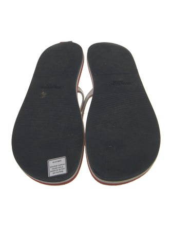 Thom Browne Leather Flip Flops