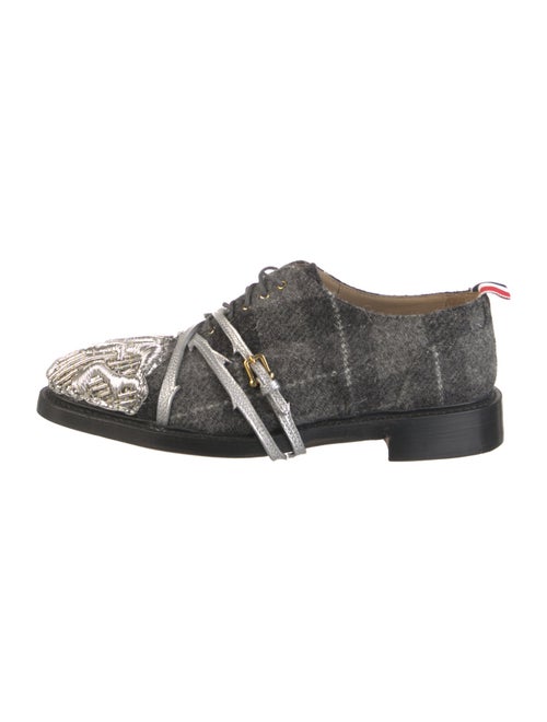 Thom Browne Tweed Printed Oxfords