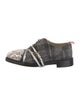 Thom Browne Tweed Printed Oxfords