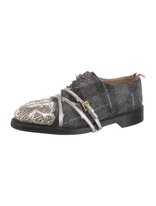Thom Browne Tweed Printed Oxfords