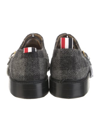 Thom Browne Tweed Printed Oxfords