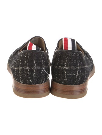 Thom Browne Tweed Tweed Pattern Loafers