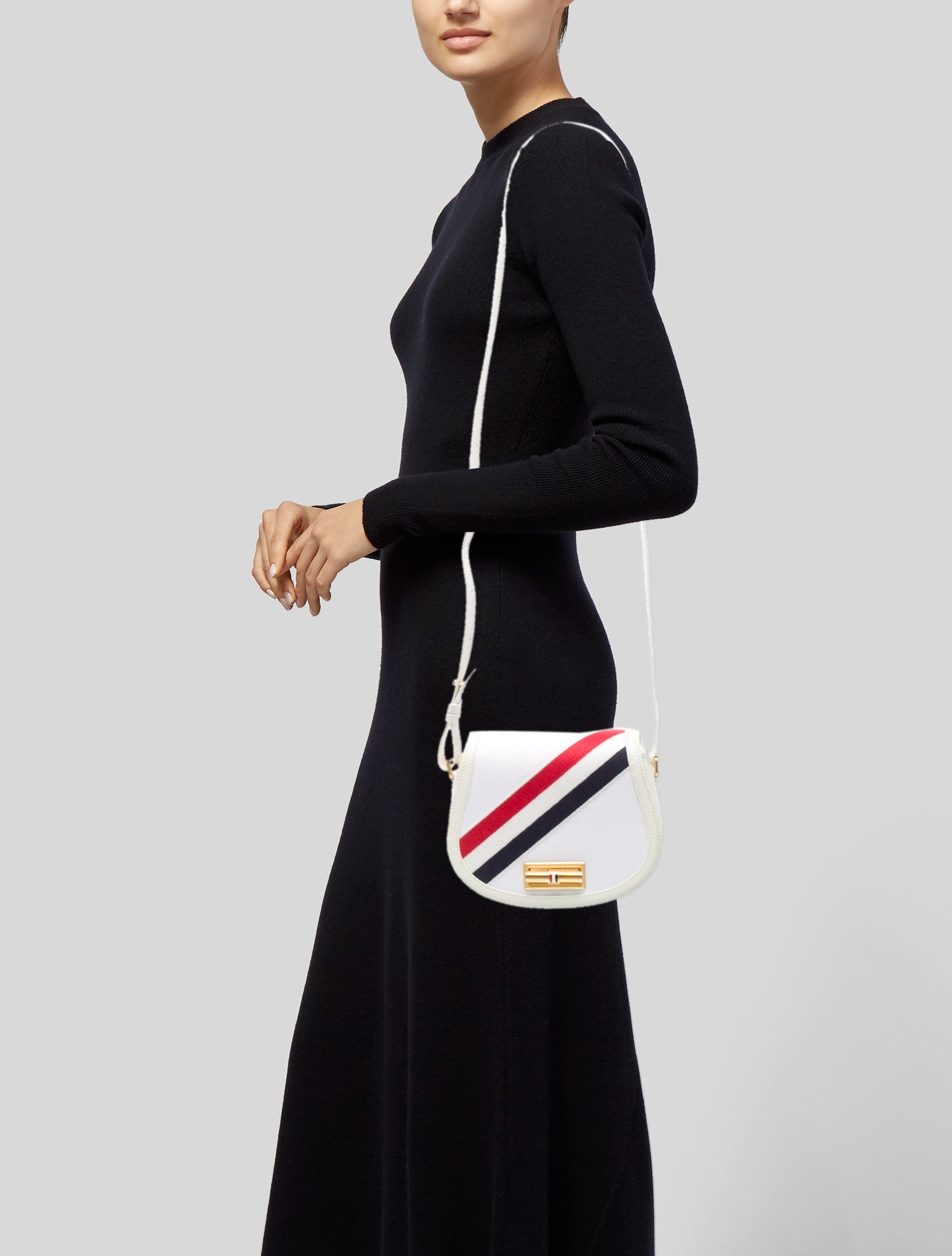 Thom Browne Canvas Shoulder Bag
