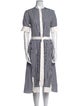 Thom Browne Plaid Print Knee-Length Dress