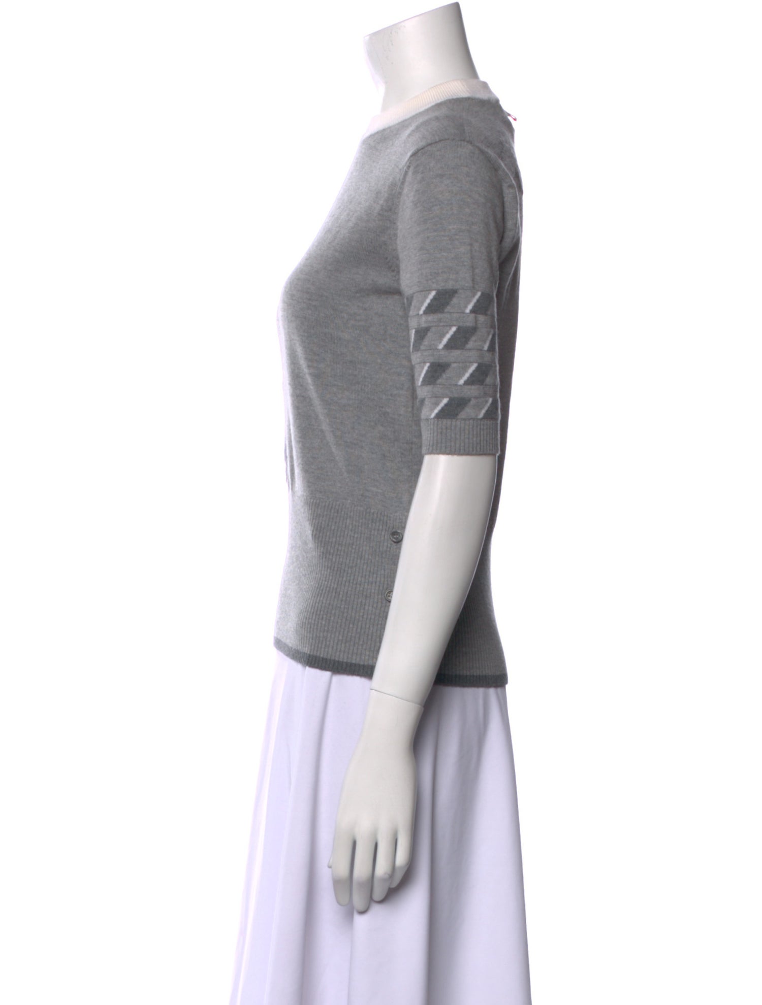 Thom Browne Wool Crew Neck T-Shirt w/ Tags