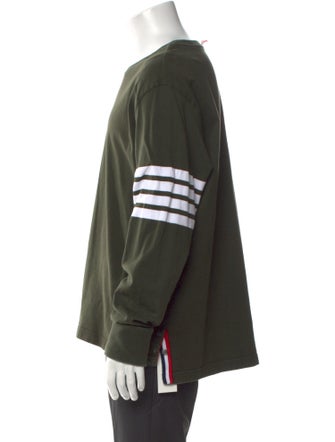 Thom Browne 4-Bar Crew Neck Sweatshirt