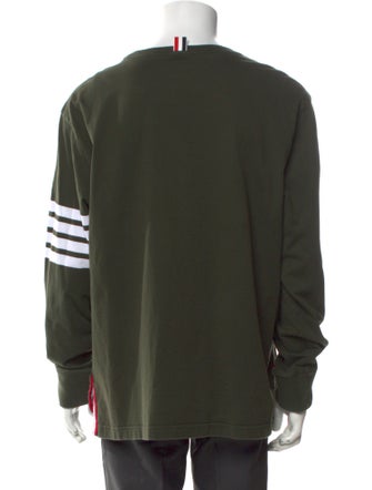 Thom Browne 4-Bar Crew Neck Sweatshirt