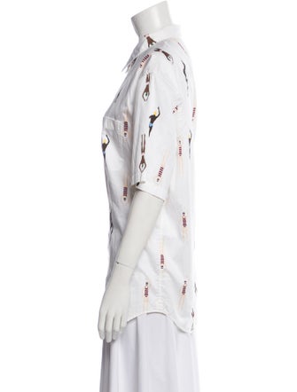 Thom Browne Printed Short Sleeve Shirt