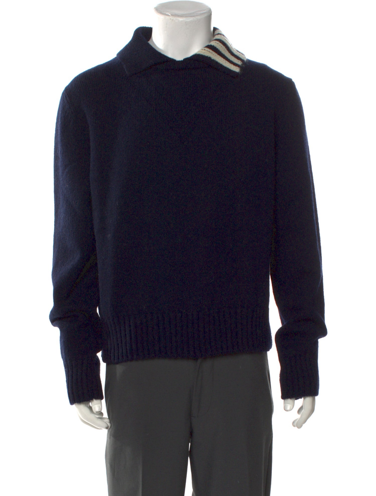 Thom Browne 4-Bar Wool Polo Sweater w/ Tags