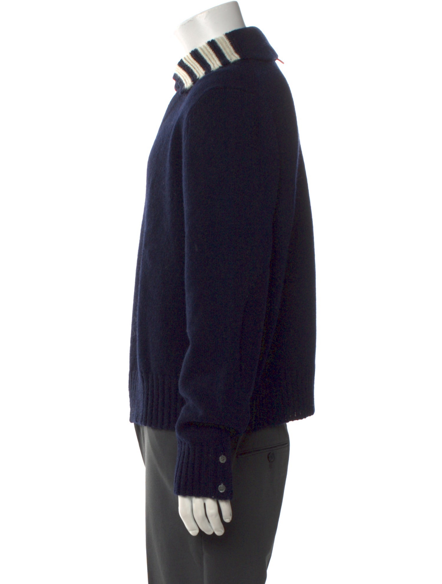Thom Browne 4-Bar Wool Polo Sweater w/ Tags