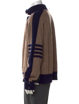 Thom Browne 4-Bar Wool Polo Sweater