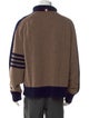 Thom Browne 4-Bar Wool Polo Sweater