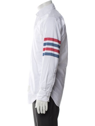 Thom Browne Graphic Print Long Sleeve Dress Shirt