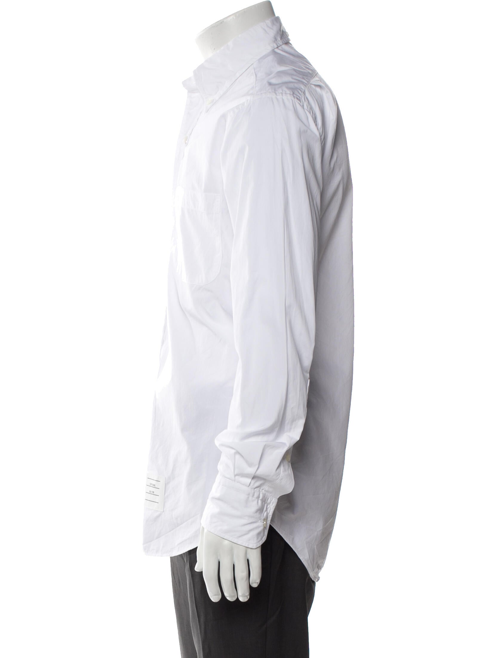 Thom Browne Graphic Print Long Sleeve Dress Shirt