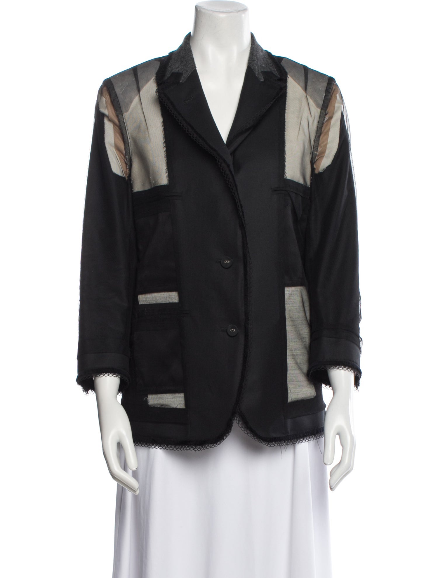 Thom Browne Sheer Nylon Blazer