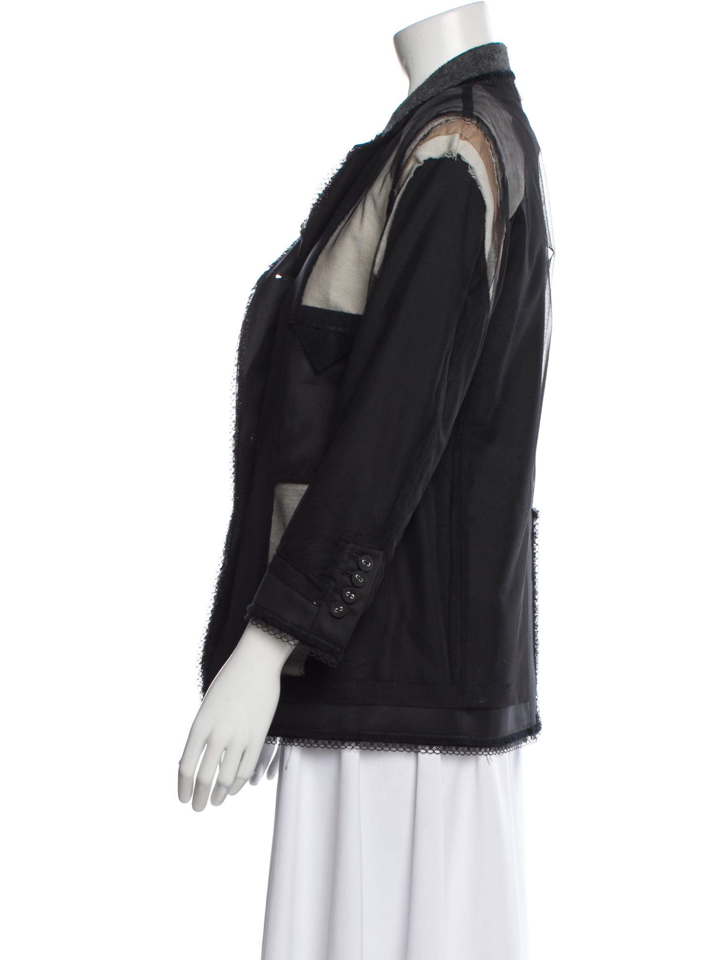 Thom Browne Sheer Nylon Blazer