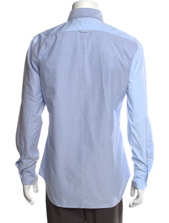 Thom Browne Striped Long Sleeve Dress Shirt