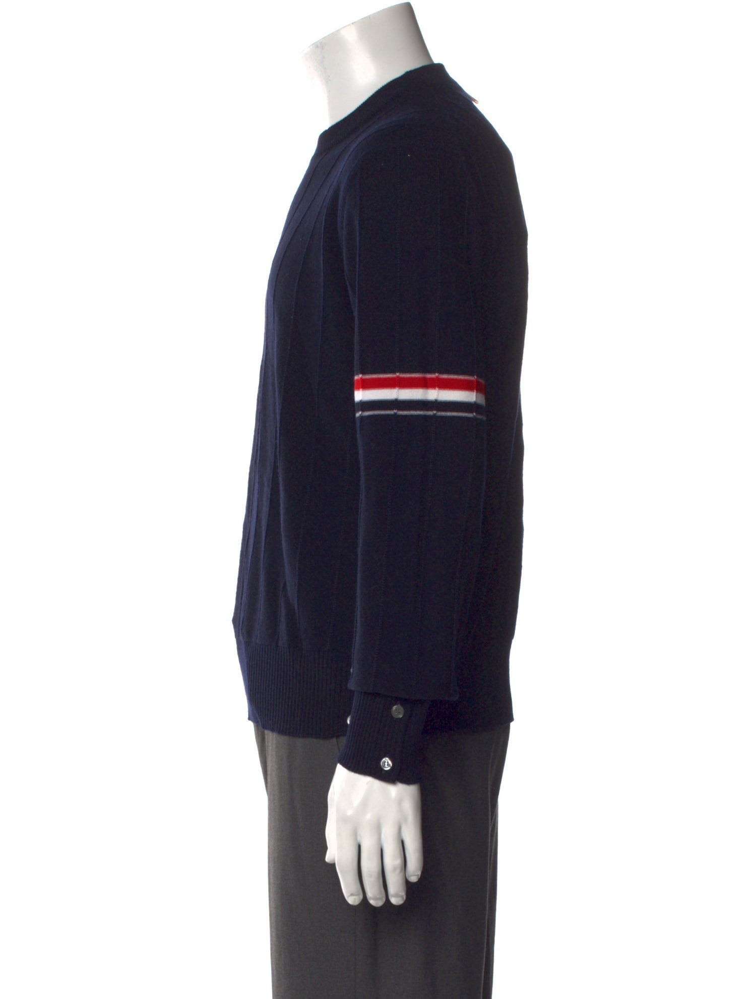Thom Browne Virgin Wool Striped Pullover w/ Tags