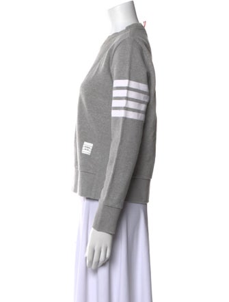 Thom Browne 4 Bar Stripe Crew Neck Sweatshirt