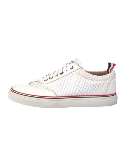 Thom Browne Leather Striped Sneakers