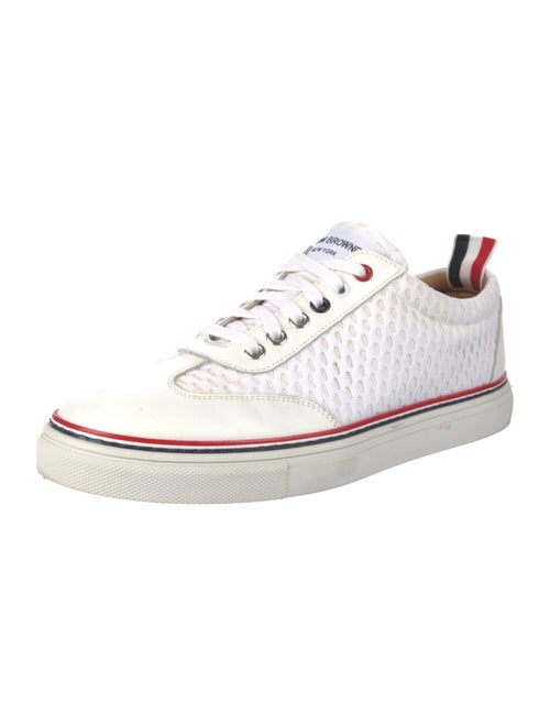Thom Browne Leather Striped Sneakers
