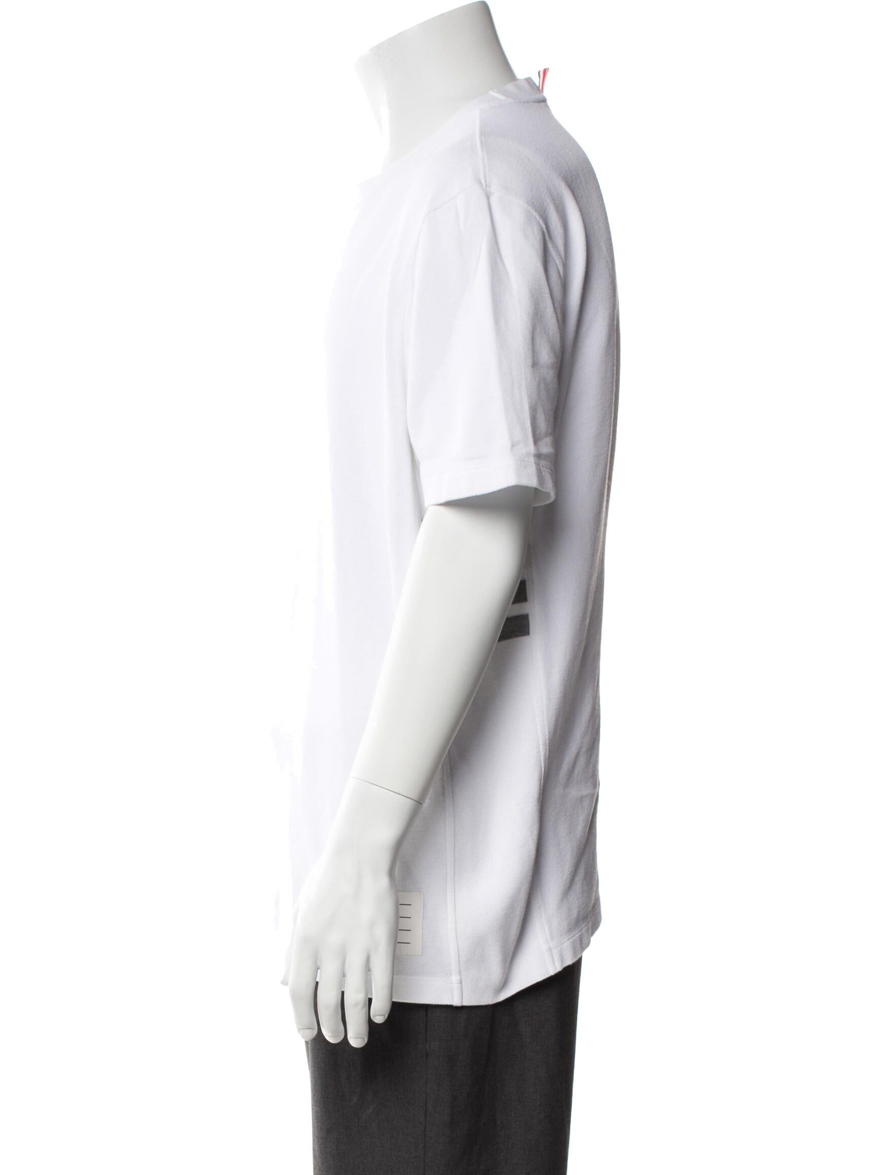 Thom Browne 4 Bar Striped Crew Neck T-Shirt