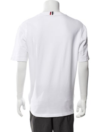 Thom Browne 4 Bar Striped Crew Neck T-Shirt