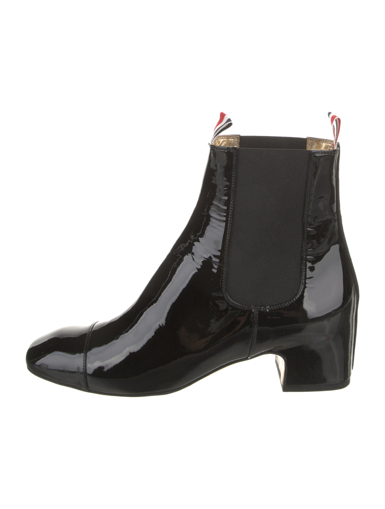 Thom Browne Patent Leather Chelsea Boots w/ Tags