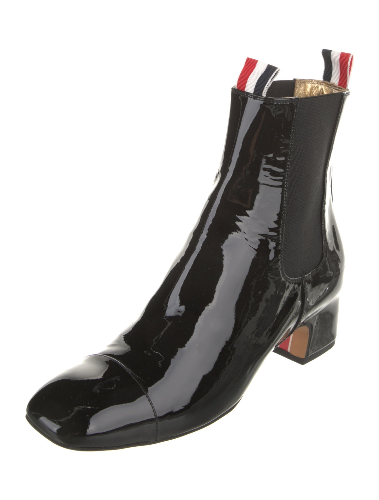 Thom Browne Patent Leather Chelsea Boots w/ Tags