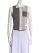 Thom Browne Fun Mix Sleeveless Crop Top