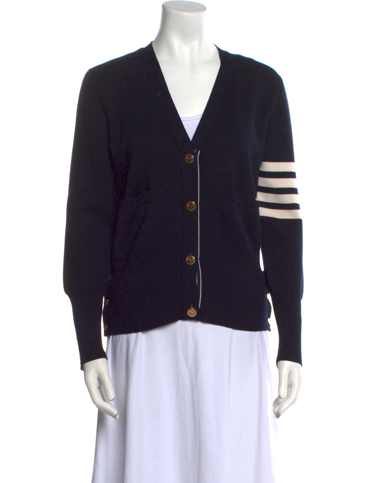 Thom Browne 4-Bar Wool Sweater