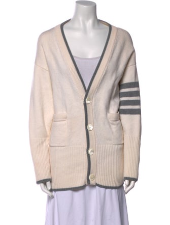 Thom Browne 4 Bar Stripe Wool Sweater