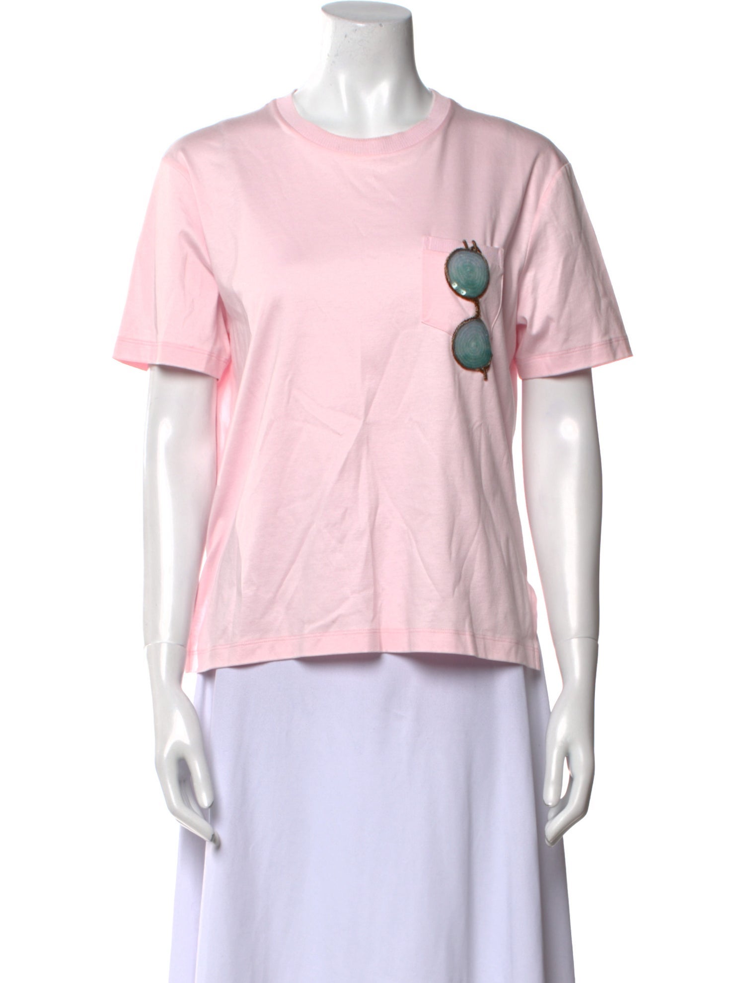 Thom Browne Trompe L'oeil Sunglasses Crew Neck T-Shirt