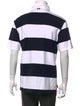 Thom Browne Striped V-Neck Polo Shirt