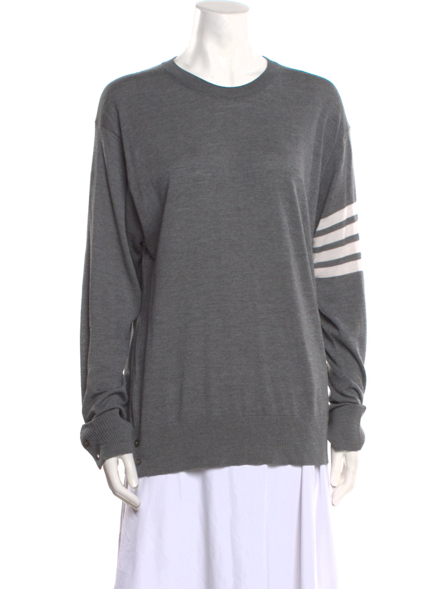 Thom Browne Wool Crew Neck Pullover