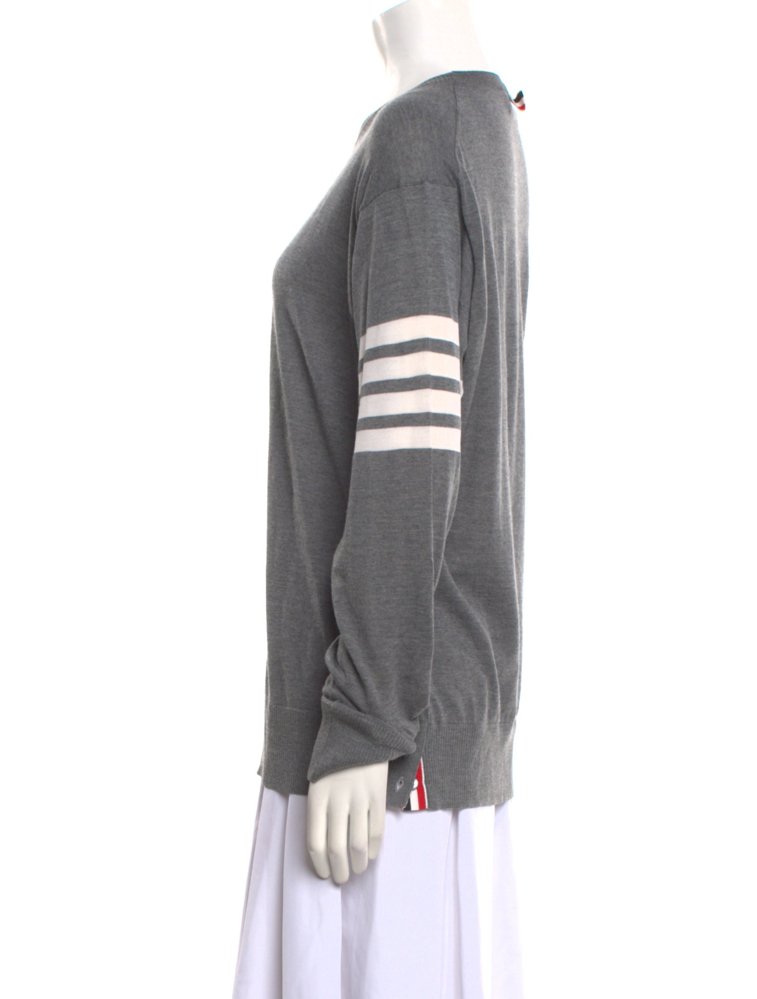 Thom Browne Wool Crew Neck Pullover