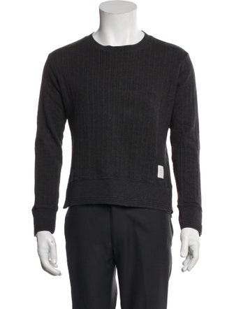 Thom Browne Crew Neck Long Sleeve Pullover