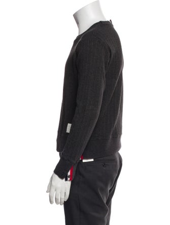 Thom Browne Crew Neck Long Sleeve Pullover