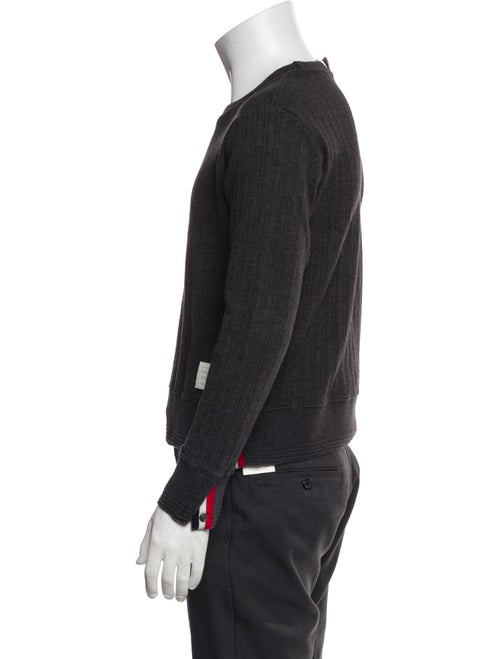 Thom Browne Crew Neck Long Sleeve Pullover