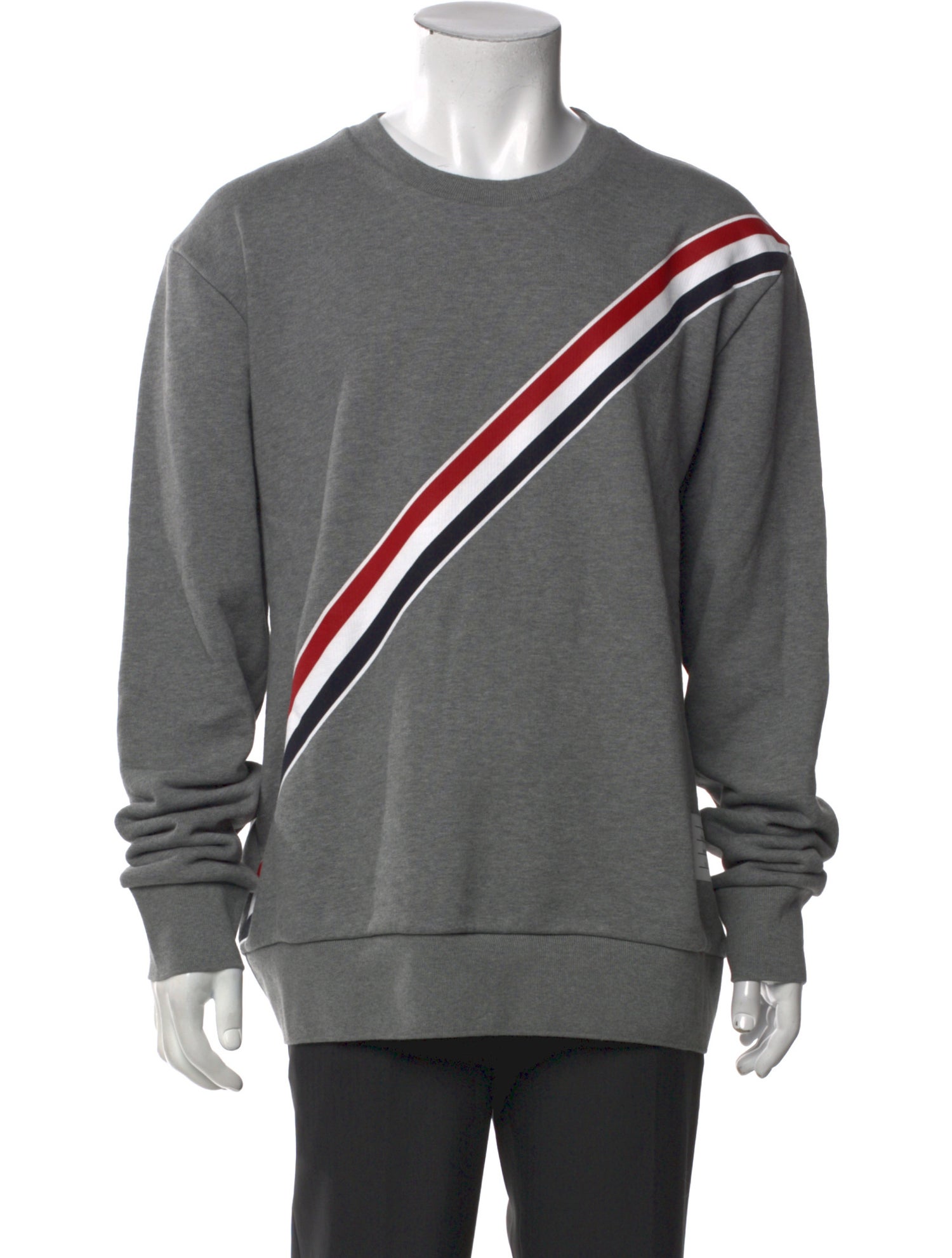Thom Browne Striped Crew Neck Sweatshirt w/ Tags