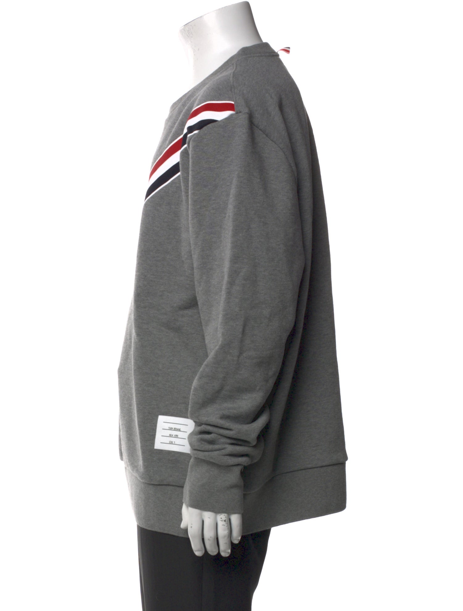 Thom Browne Striped Crew Neck Sweatshirt w/ Tags