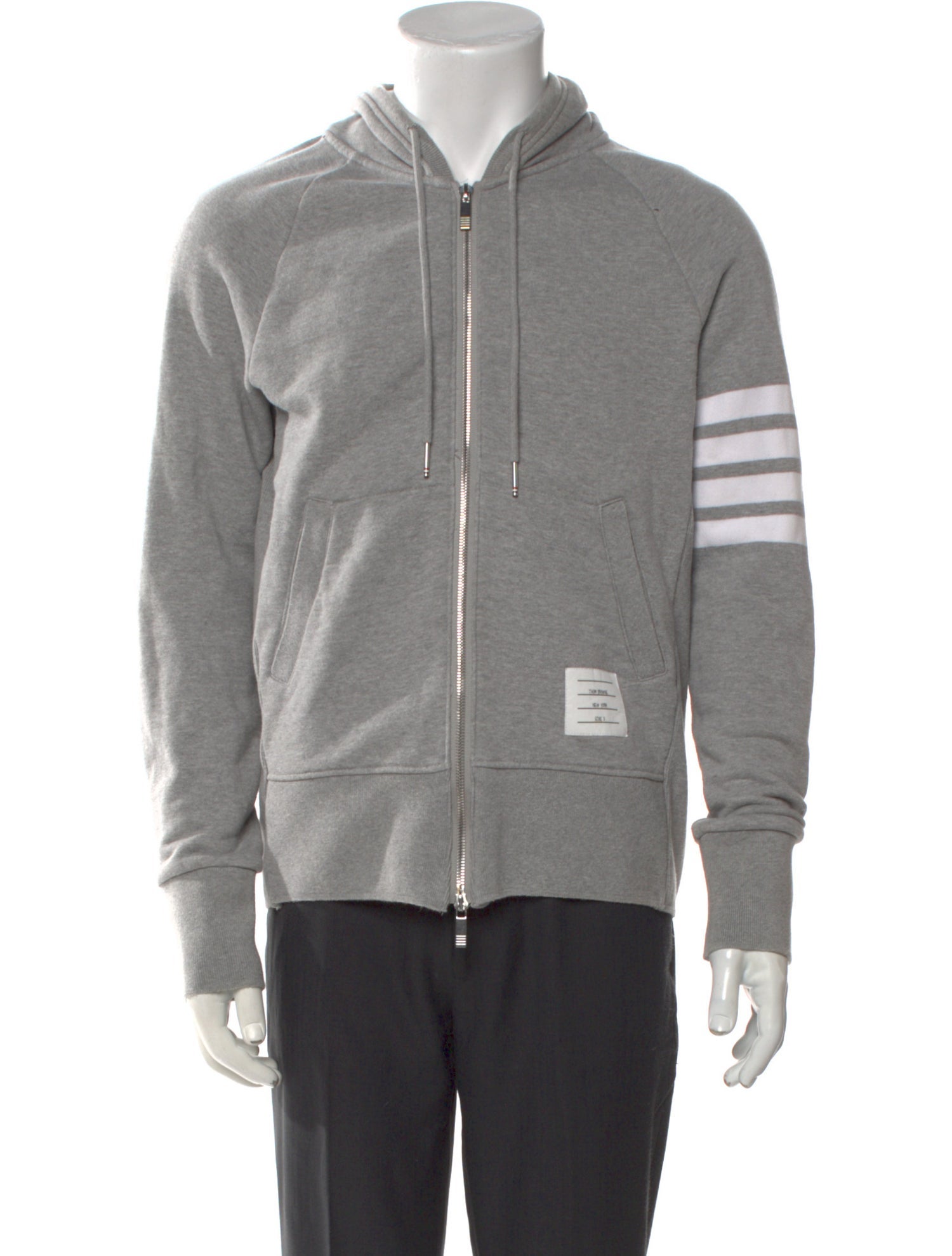 Thom Browne 4-Bar Striped Hoodie