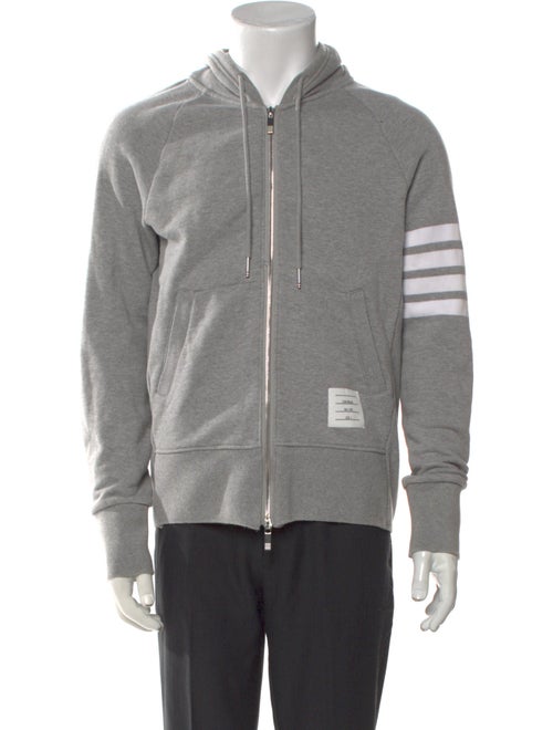 Thom Browne 4-Bar Striped Hoodie