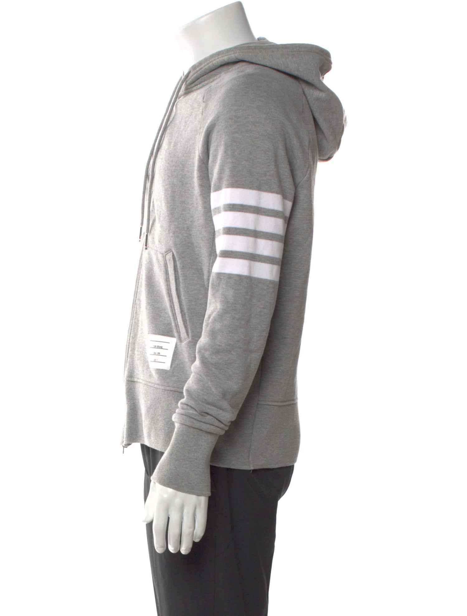 Thom Browne 4-Bar Striped Hoodie
